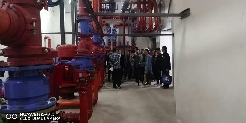 水木花園消防驗收現場